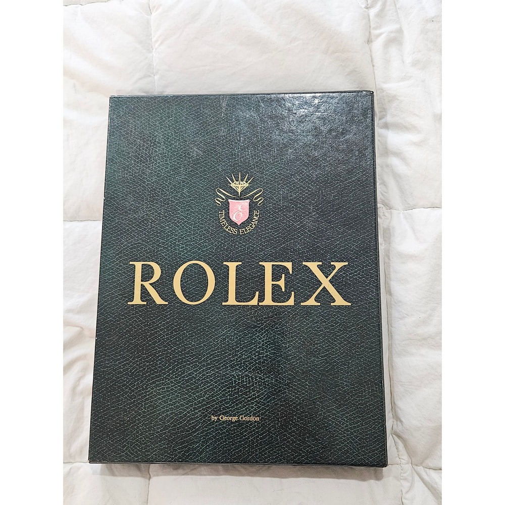 Rolex Timeless Elegance George Gordon 1st Edition 1989 Reference Book Slipcase